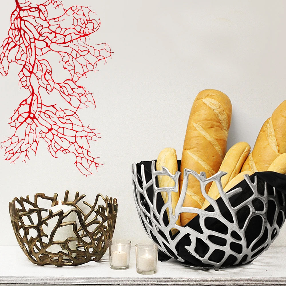 Bol de service en métal