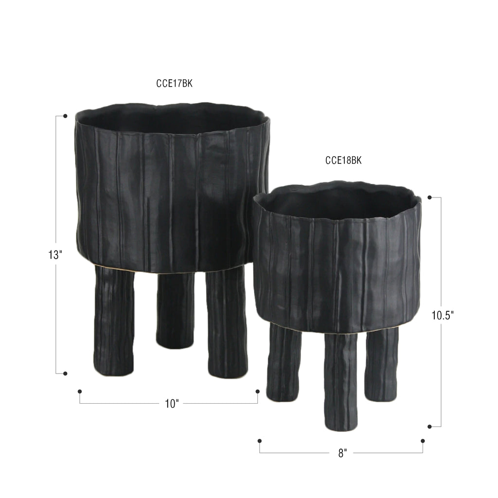 Jardinières en forme de jambe de Capricorne