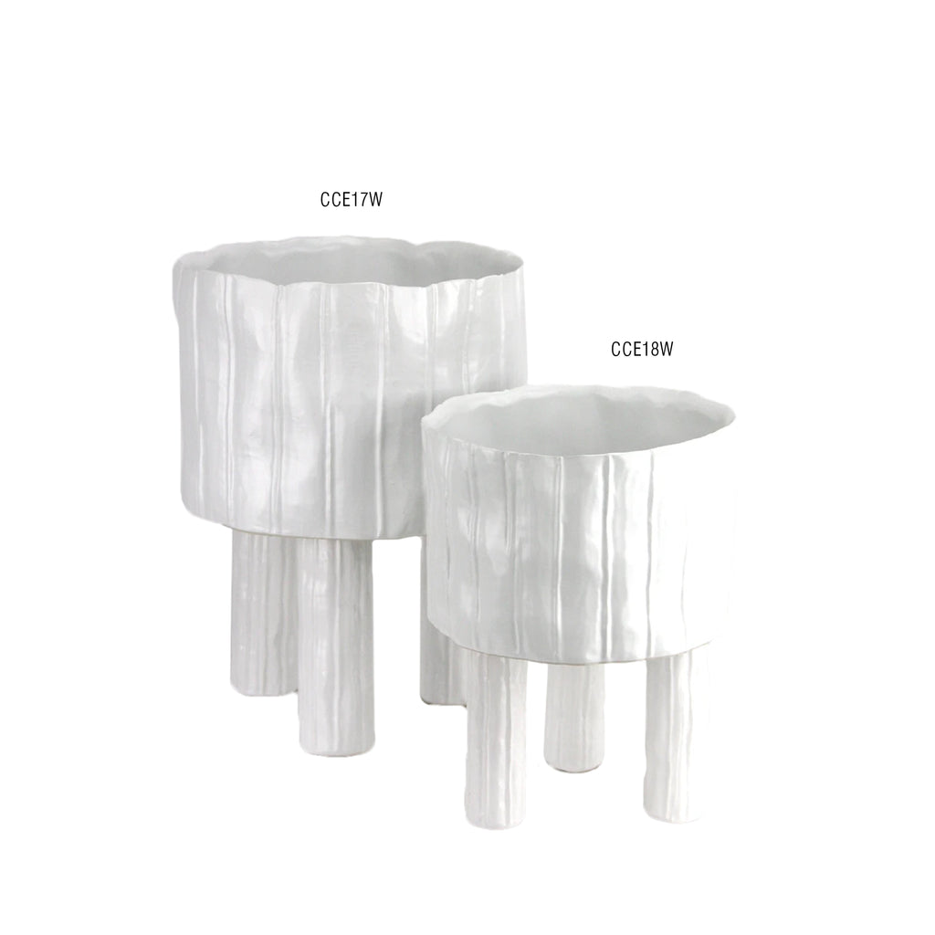 Jardinières en forme de jambe de Capricorne