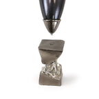 Centre de table décoratif en nickel antique