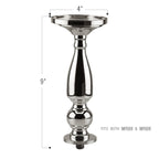 Candélabre à 5 branches en cristal et pétales