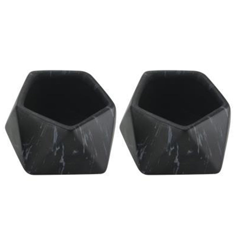 Pot de fleurs d'intérieur en céramique effet marbre