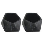 Pot de fleurs d'intérieur en céramique effet marbre