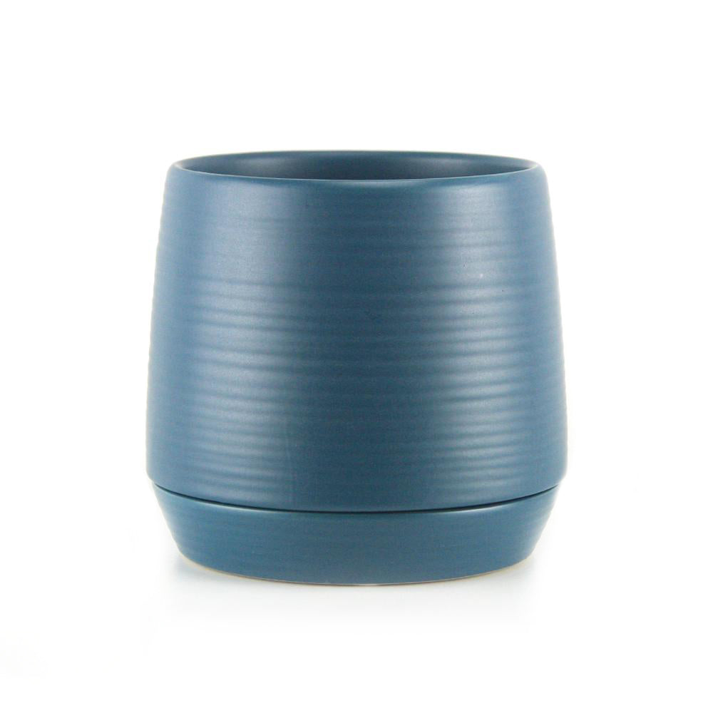 Pot en céramique ondulé