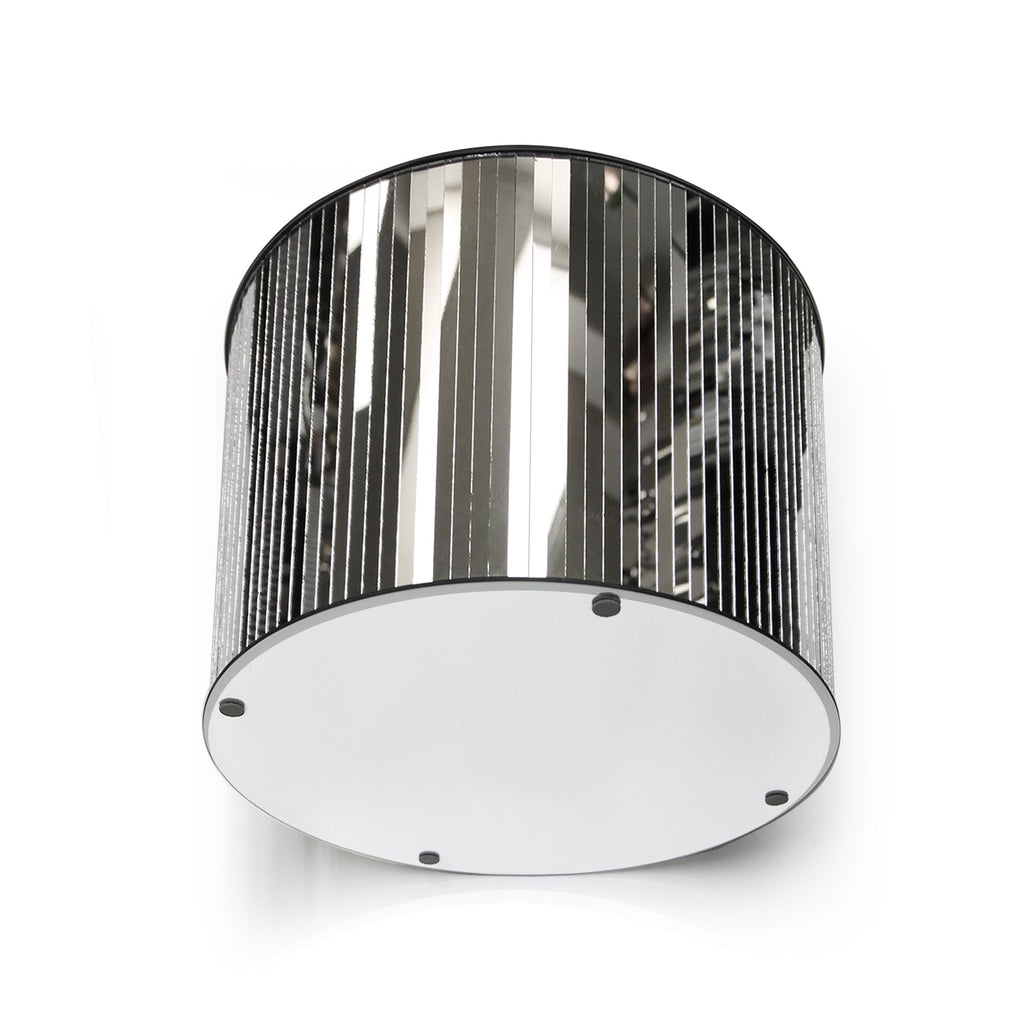 Support de table en verre miroir