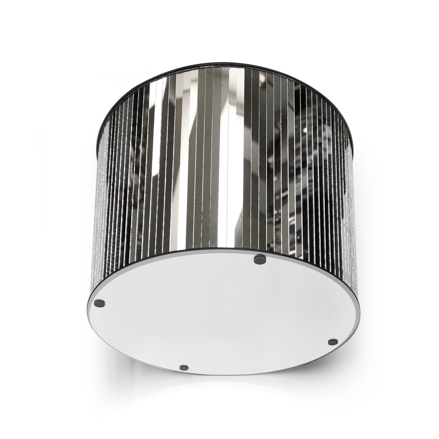 Support de table en verre miroir