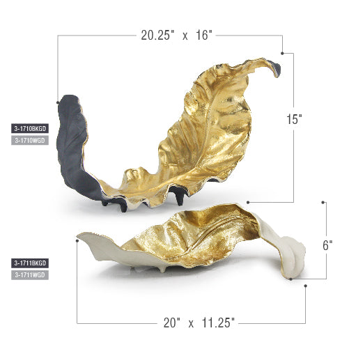 Sculpture de feuilles entrelacées