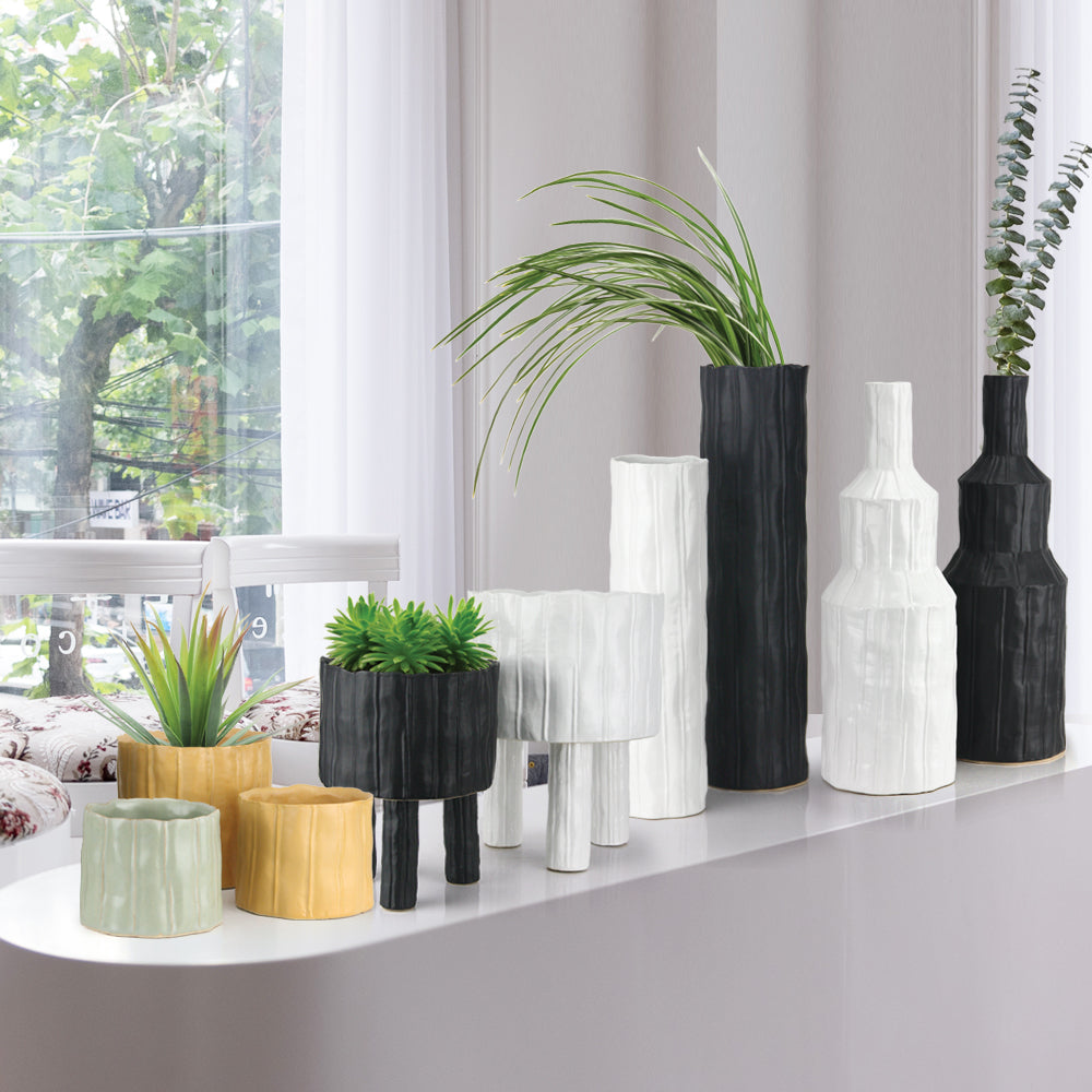 Pot de fleurs court Capricorne