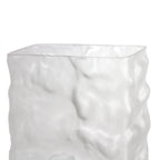Vase rectangulaire en verre Glacial