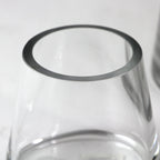 Vase en verre coloré uni de qualité supérieure