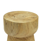 Présentoir de table d'appoint en bois naturel Verve