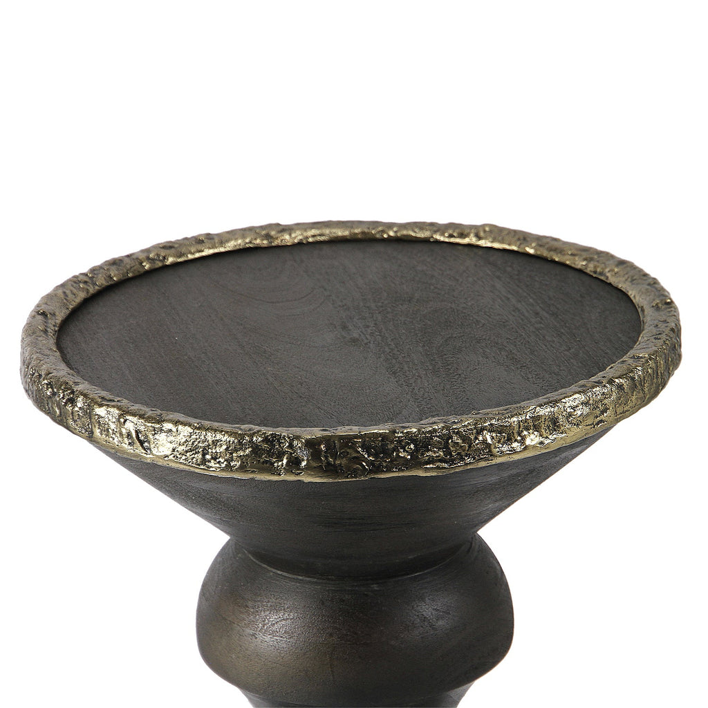 Table d'appoint style fusion rustique