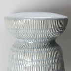 Tabouret en céramique, table d'appoint