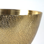 Bol en aluminium bicolore à motif croix