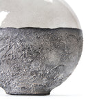 Vase décoratif en verre lunaire