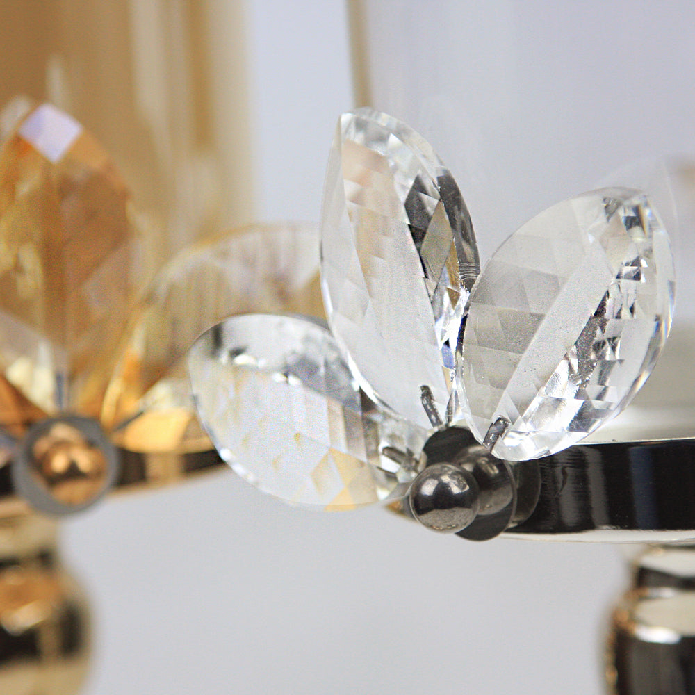 Bougeoir pilier en cristal