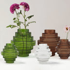 Vase en verre à plusieurs couches