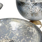 Centre de table Cosmos en verre et aluminium