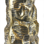 Vase en aluminium fondu