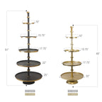 Présentoir à gâteaux sur pied imposant