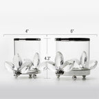 Porte-bougie votive en cristal