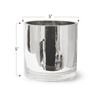 Cylindre de verre miroir