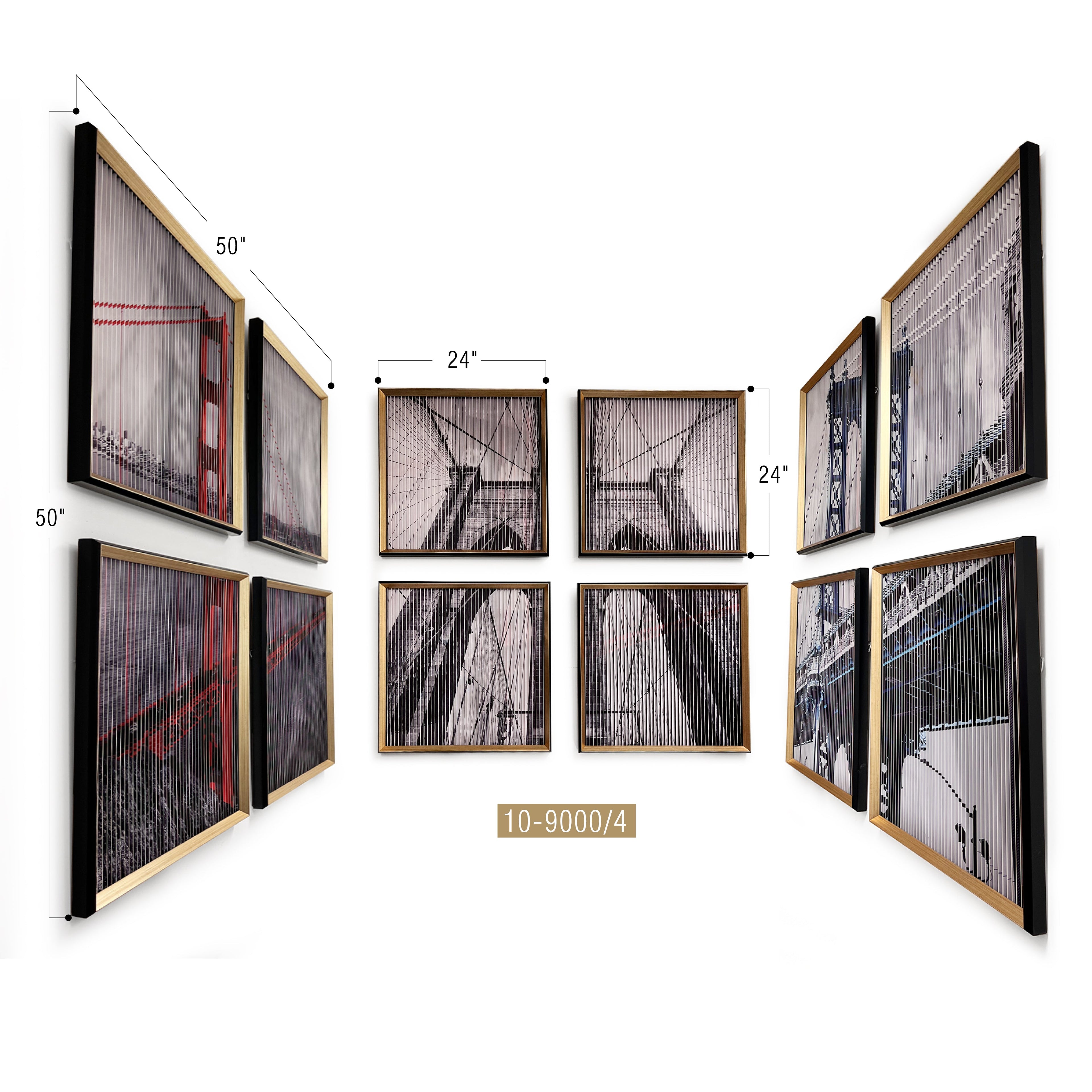 Ensemble d'art mural cinétique / Décoration murale