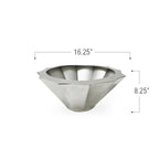 Pot de fleurs géométrique au sol