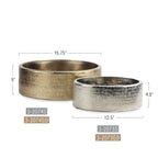 Jardinière en métal Resonance