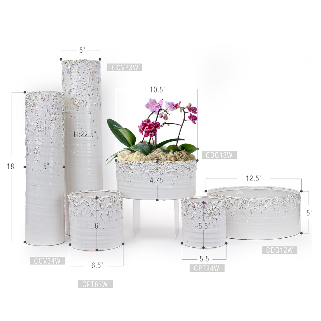 Vase lunaire en céramique