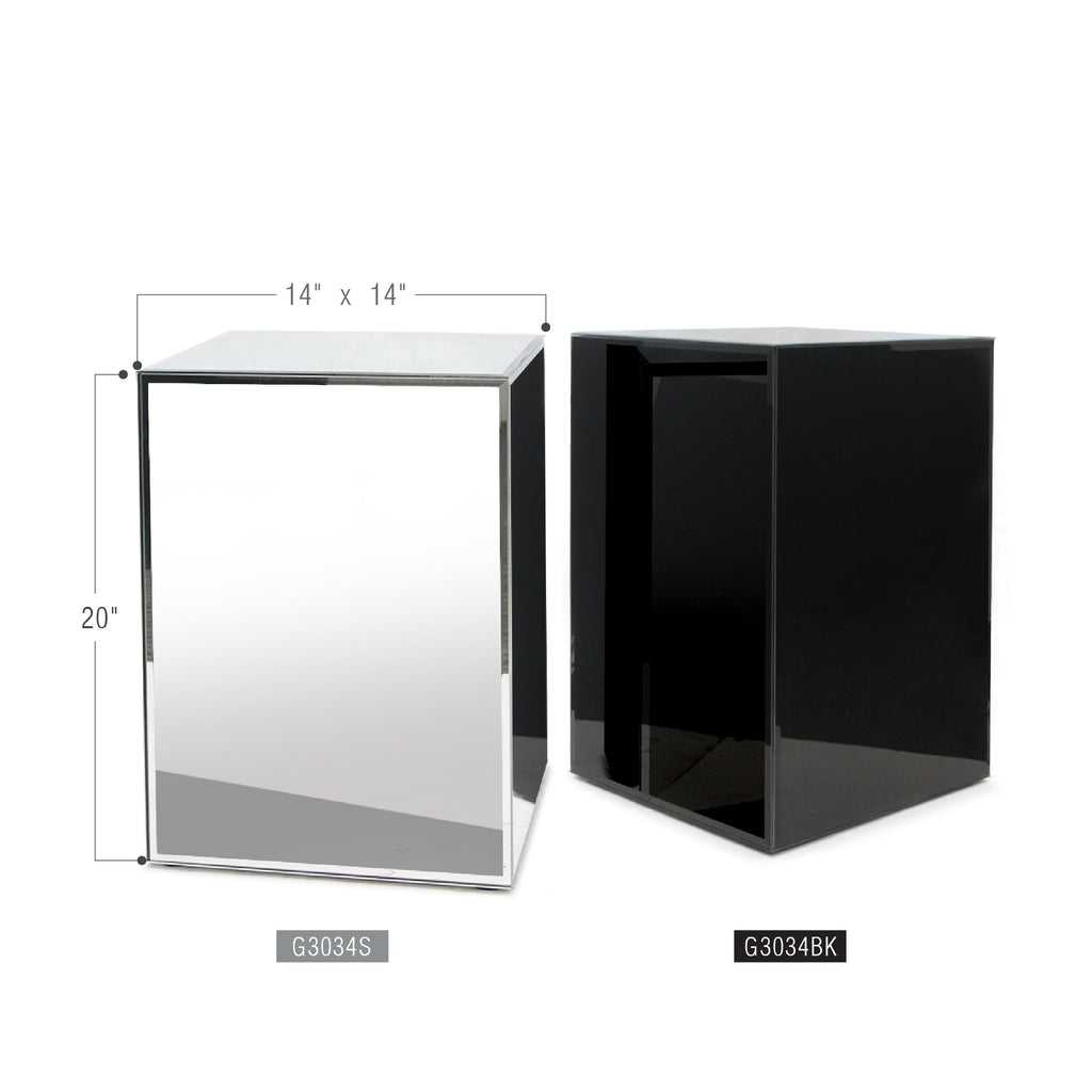 Colonne/Piédestal à bloc miroir