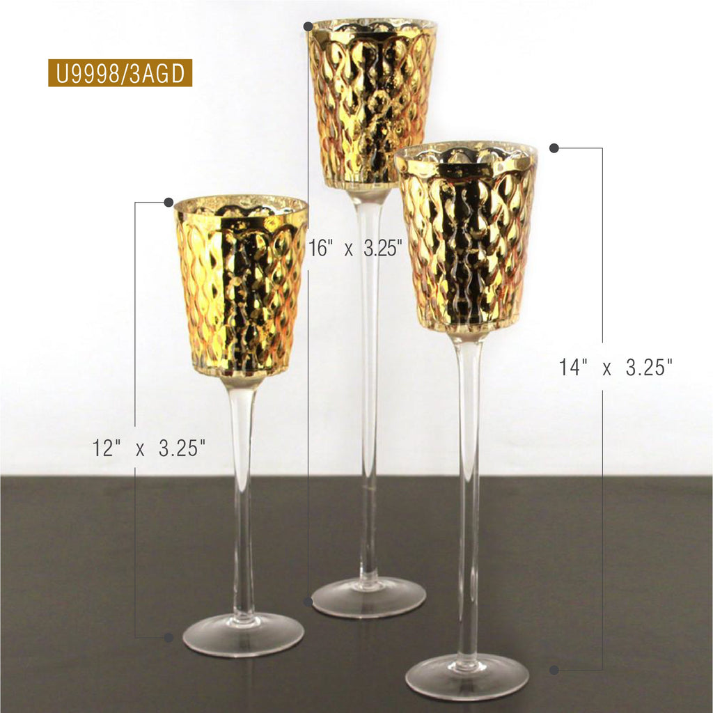 Ensemble de bougeoirs votifs classiques