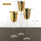 Ensemble de bougeoirs votifs classiques