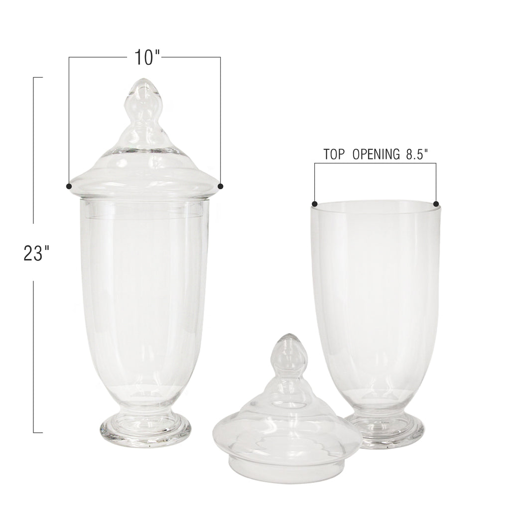 Pot d'apothicaire rond