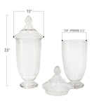 Pot d'apothicaire rond