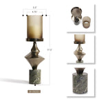 Compotier et bougeoir Orralis