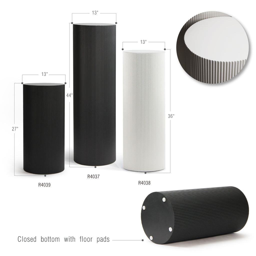 Colonne en MDF déchiré