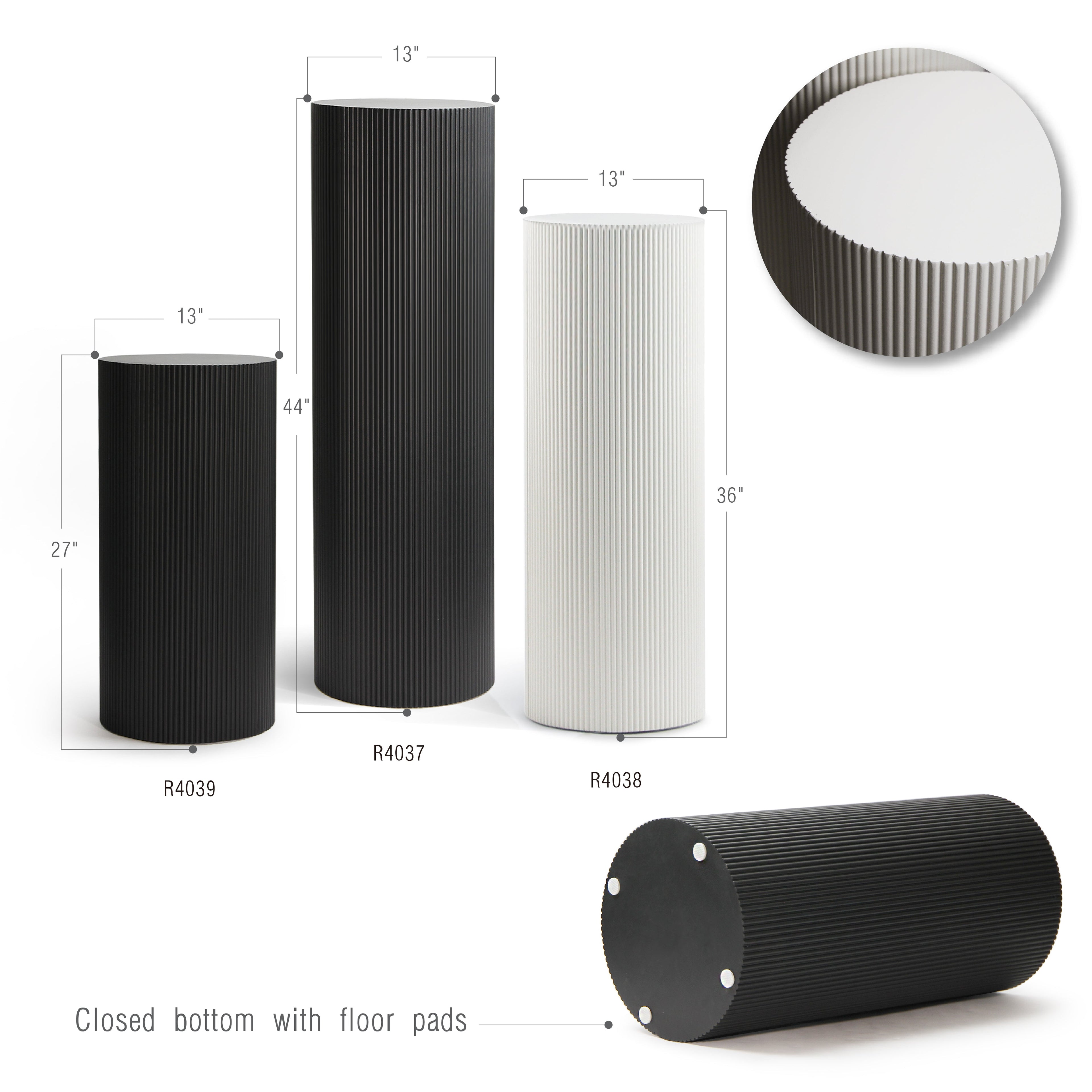 Colonne en MDF déchiré