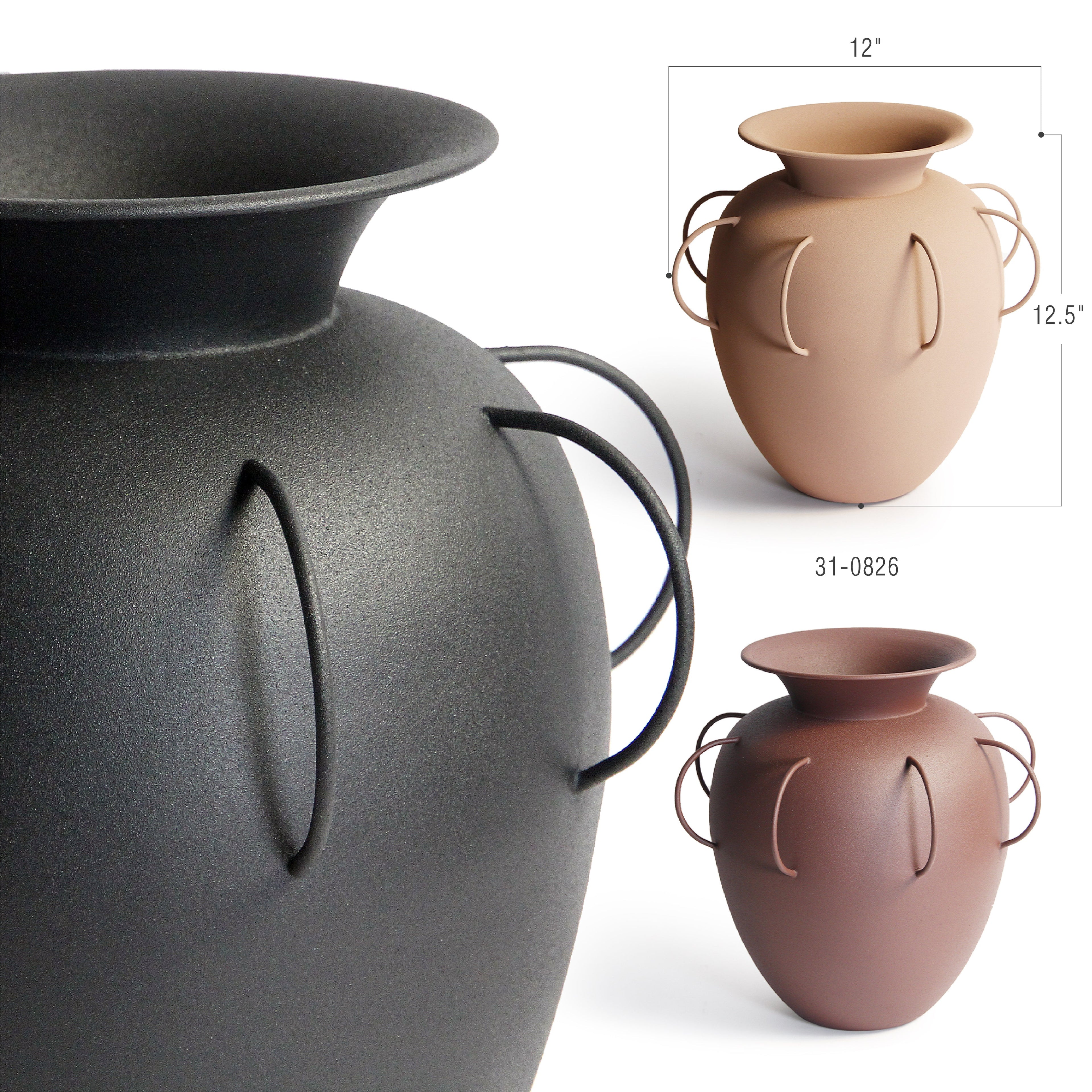 Vase en métal Aurea Jar