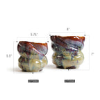 Vase en céramique lavée à la lave