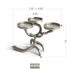 Trio de candélabres