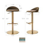 Tabouret de bar pivotant Eclipse