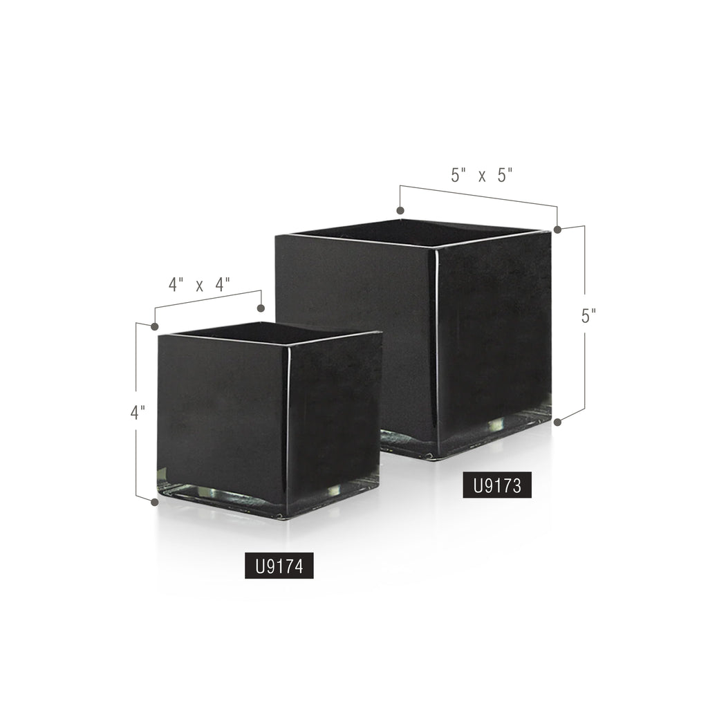 Carré en verre noir multicouche de qualité supérieure