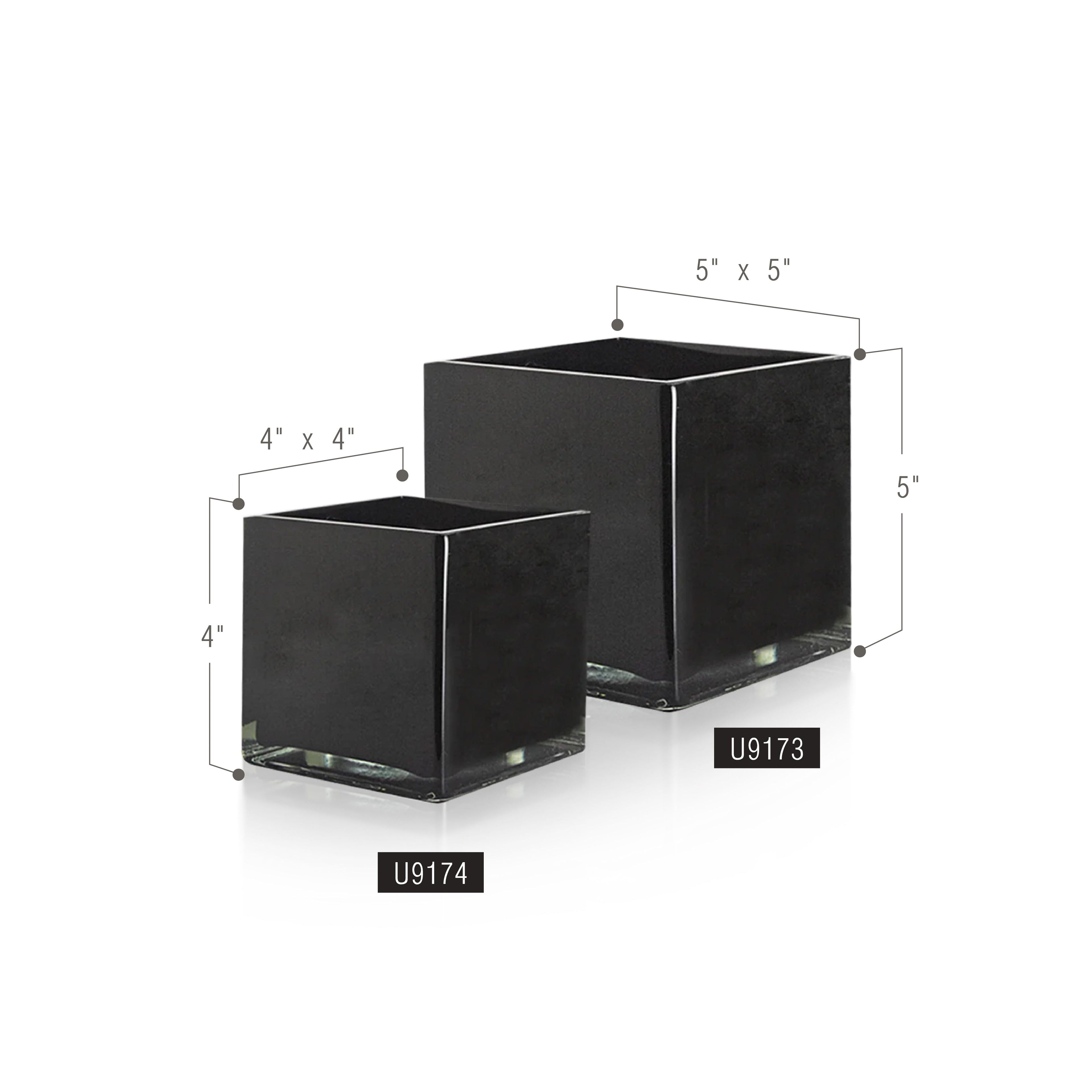 Carré en verre noir multicouche de qualité supérieure