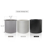 Jardinières cylindriques de sol FibraLuxe