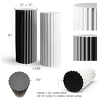 Colonne d'affichage métallique