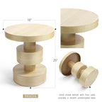 Table d'appoint inspirée par la technologie