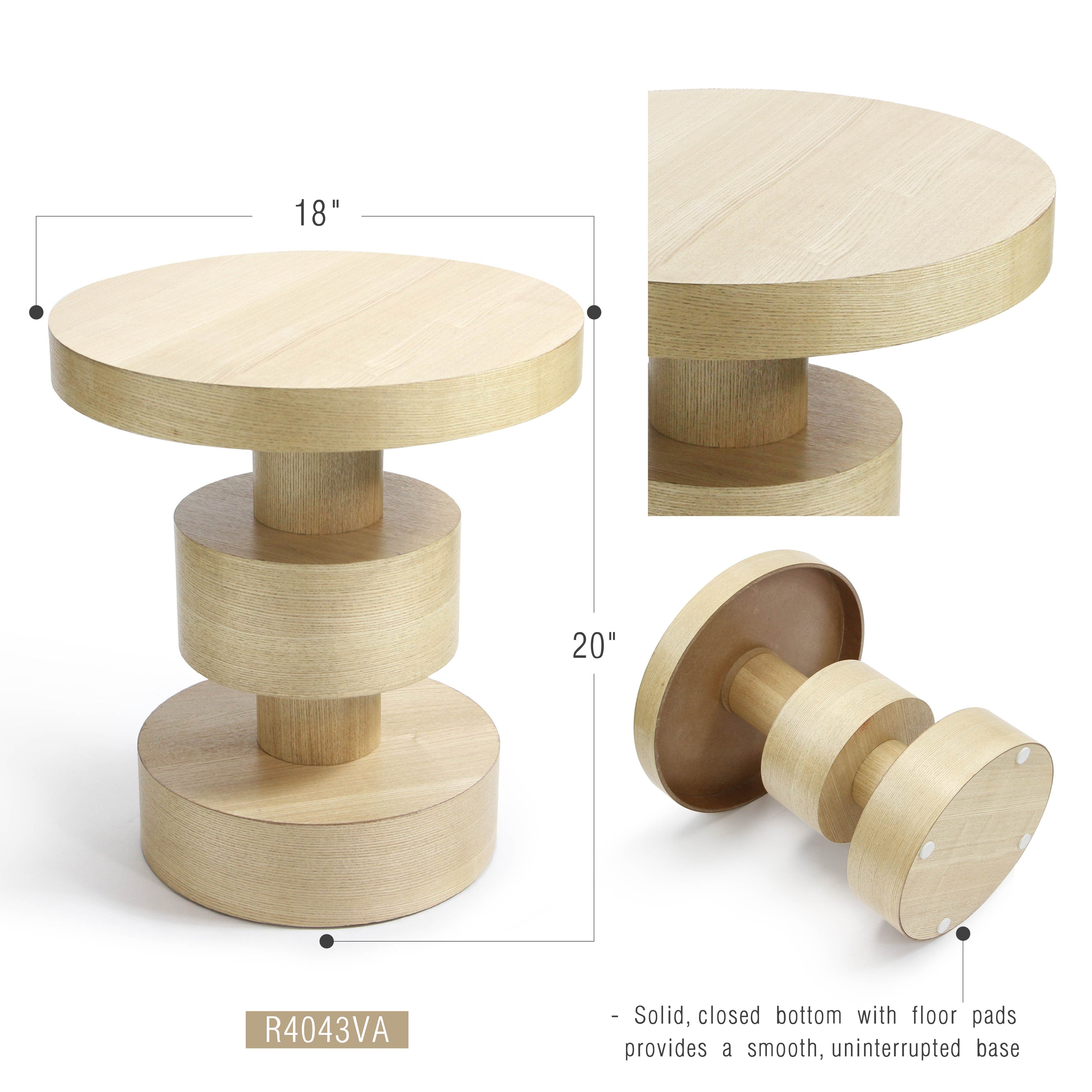 Table d'appoint inspirée par la technologie