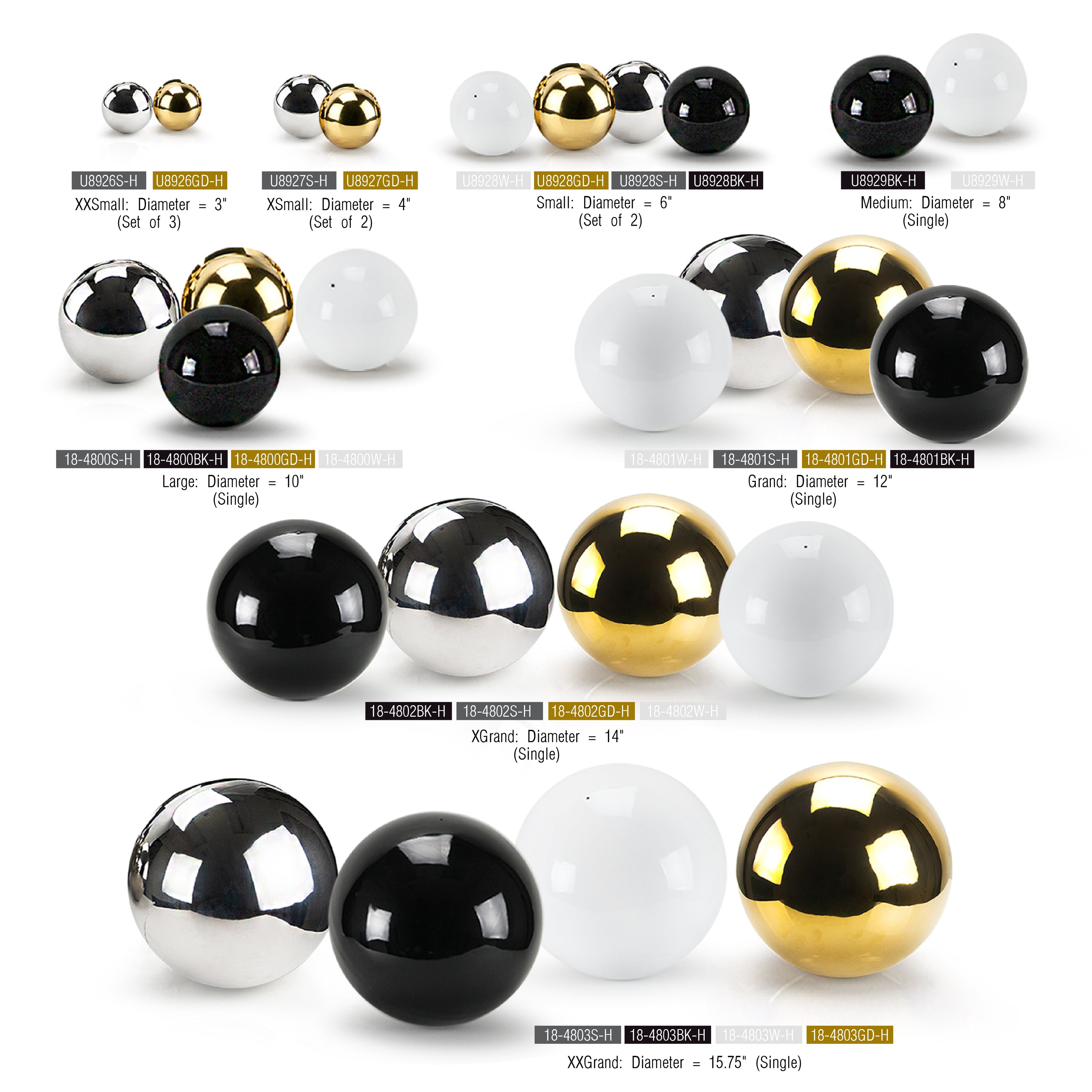 Boule suspendue en acier inoxydable