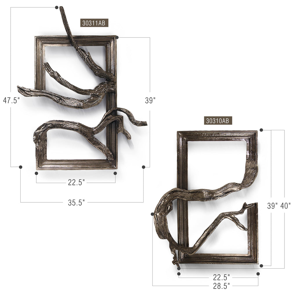 Sculpture murale Evolve